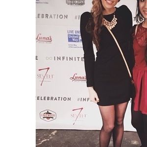 Cute Black Fitted Dress