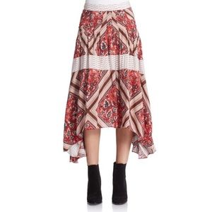 Free People Printed Paradise Skirt