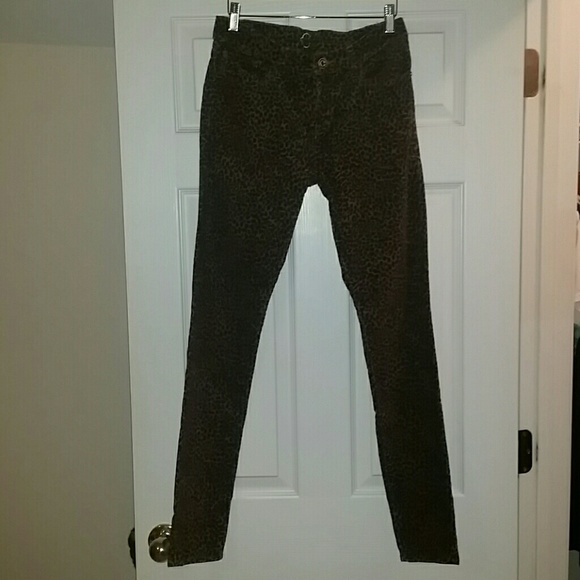 C Wonder Leopard Print Skinny Jeans