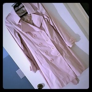 NEW Vertigo Paris Trench Coat Light Pink Size S