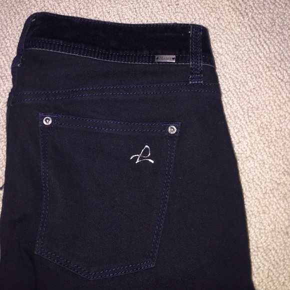 DL 1961 navy velvet jeans