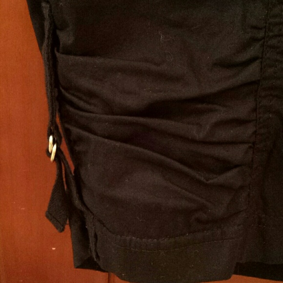 Poplin Rouched Short Short - Picture 2 of 4