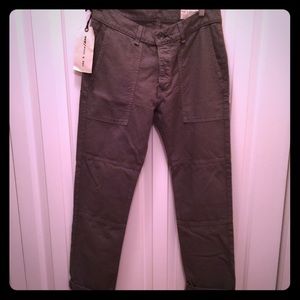 Rag & Bone NWT green military style jeans.
