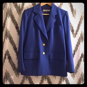 Vintage 80's Saint Laurent wool blazer - sz 36
