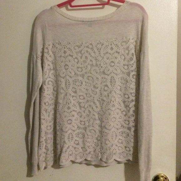 American Eagle Crochet Sweater