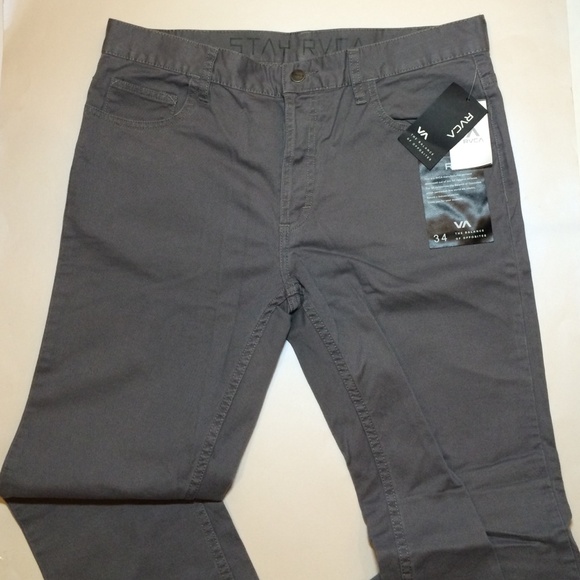NWT Men's Stay RVCA Gray Pant