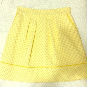 Cynthia Steffe yellow skirt with pockets