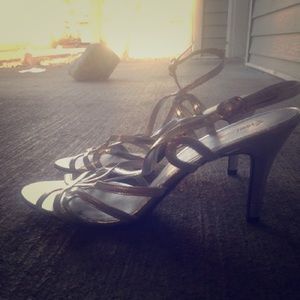 Fioni Silver High Heels