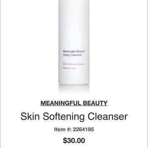 Meaningful beauty skin softening cleanser