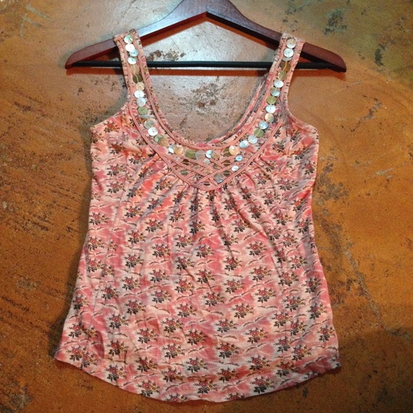 Free People tortoise shell tank