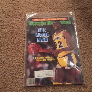 1985 Sports illustrated Magic Johnson