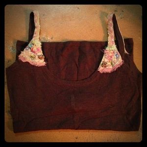 Brown Free people wool tank