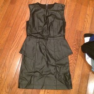 Bcbg faux leather dress