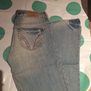 Hollister destroyed washed jeans