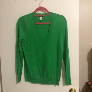 J. Crew Green Sweater