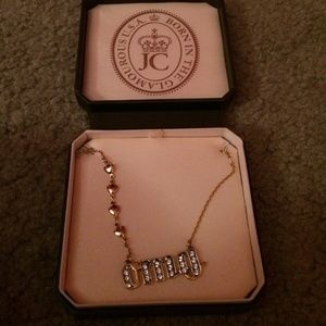 Juicy couture OMG necklace