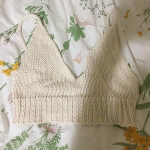 Brandy Melville Crochet Bralette