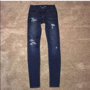 American eagle jeans distressed