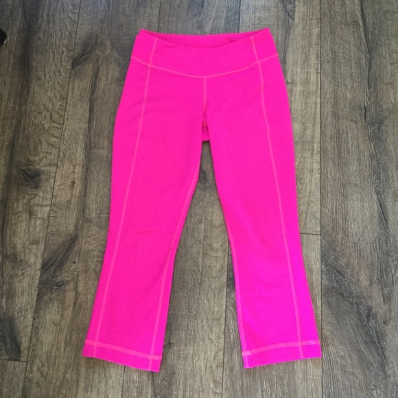 lululemon athletica Pants - Hot pink Lulu Crops