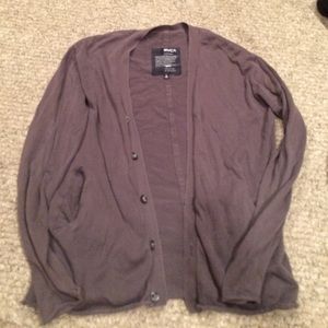 Gray rvca sweater