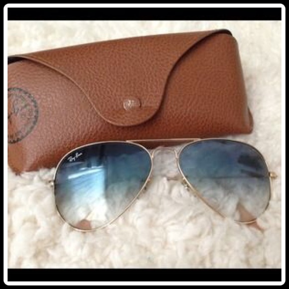 Ray-Ban Accessories - Ray-Ban Blue Gradient Aviators 58mm