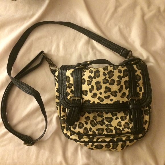 Cheetah print bag