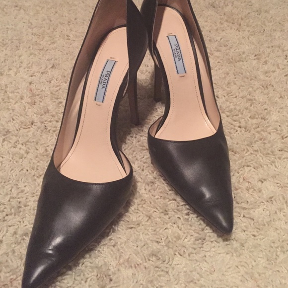 Prada Classic black heels