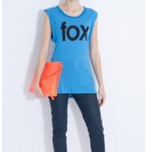 Wildfox FOX muscle tank