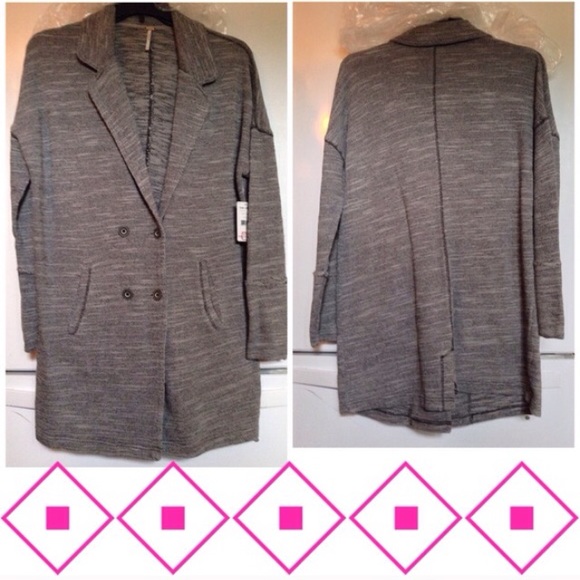 Free People Heathered Jacket - Picture 1 of 4