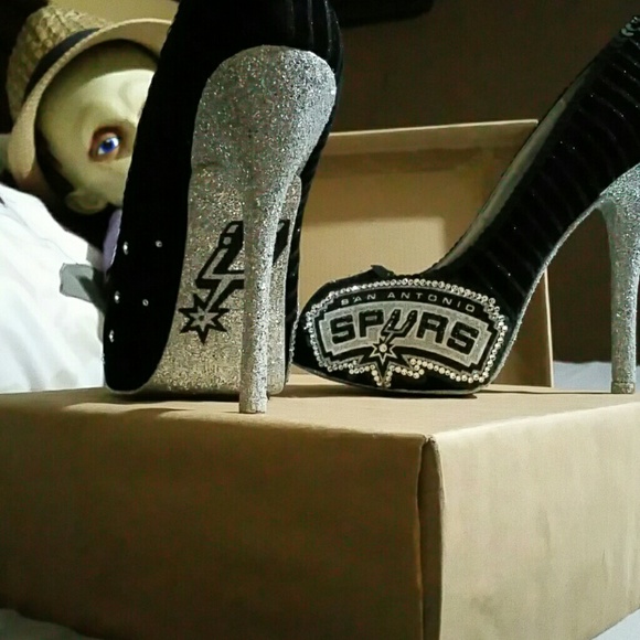 NBA SA Shoes San Antonio Spurs High Heels Go Spurs Go Poshmark