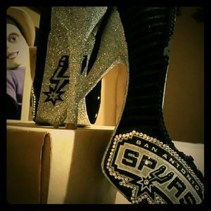 San Antonio Spurs high heels 💎Go Spurs Go💎