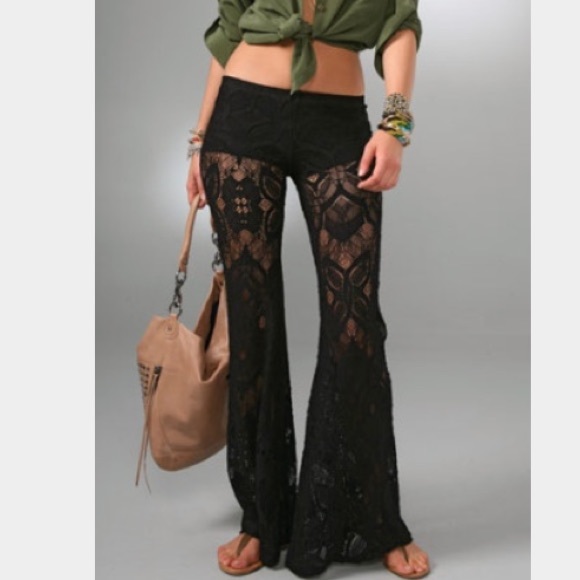Lace bell bottoms