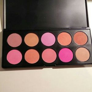 10 Blush palette