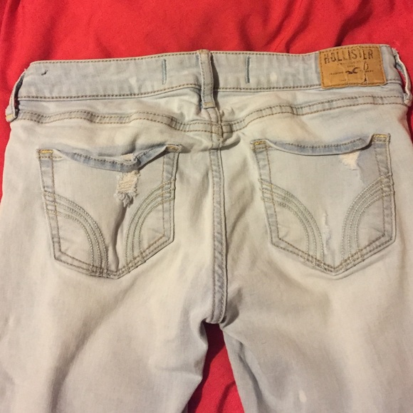 Distressed hollister jeans