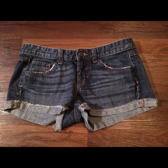 Denim shorts