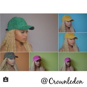 PINK Suede Baseball Cap