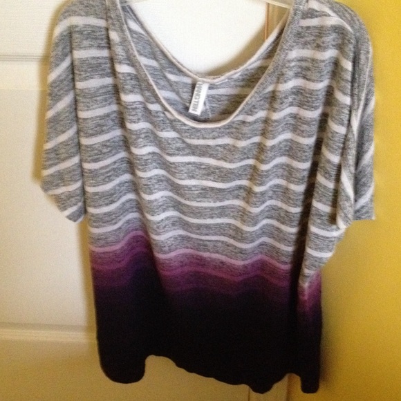 Ombré purple sweater