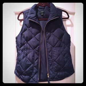 J. Crew Puffer Vest (Navy)