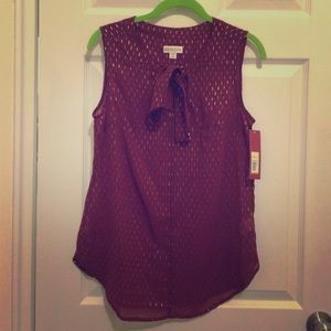 NWT Merona Sleeveless Blouse