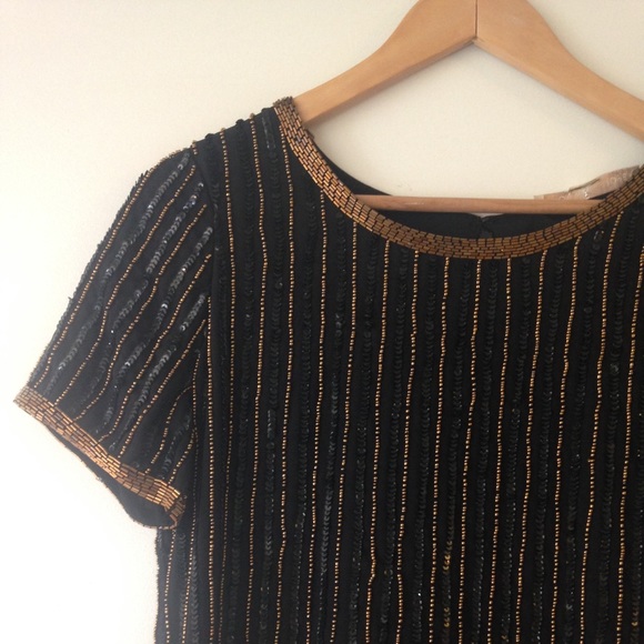 💋Boston Proper Formal Sequin Shift Dress💋 - Picture 3 of 4