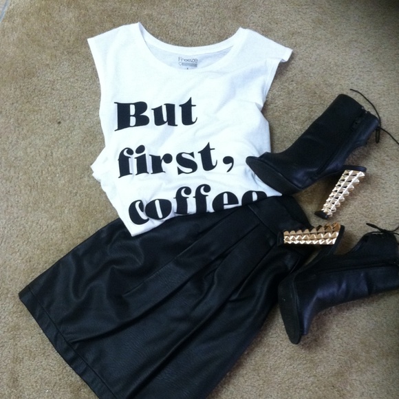 SOLD!!! High waist Skater Skirt