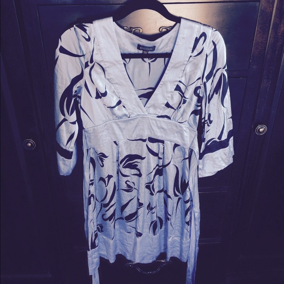 Bebe tie back silky dress