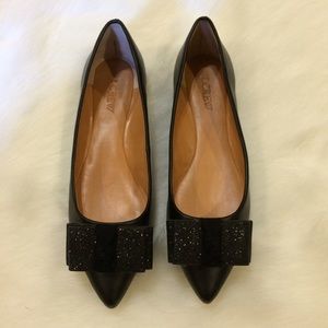 Black J.Crew Emery flats. New in box