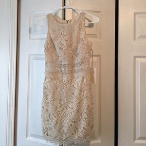 Just reduced* NWT Crochet lace ivory dress