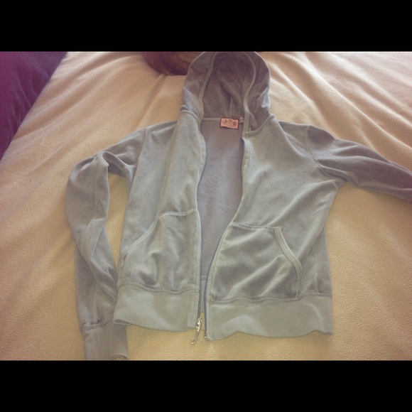 Grey Juicy Hoodie