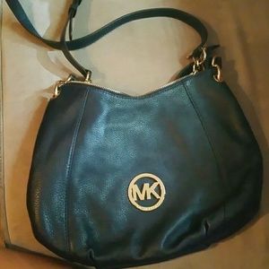 Michael Kors Navy leather