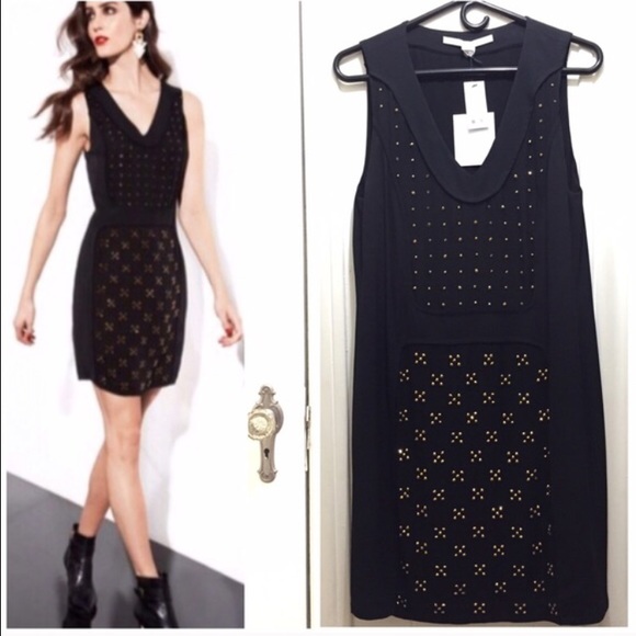 Studded Diane Von Furstenburg Twiggy NWT $645