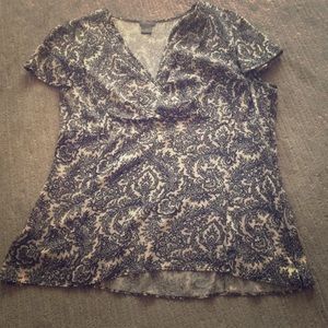 Black and cream Ann Taylor