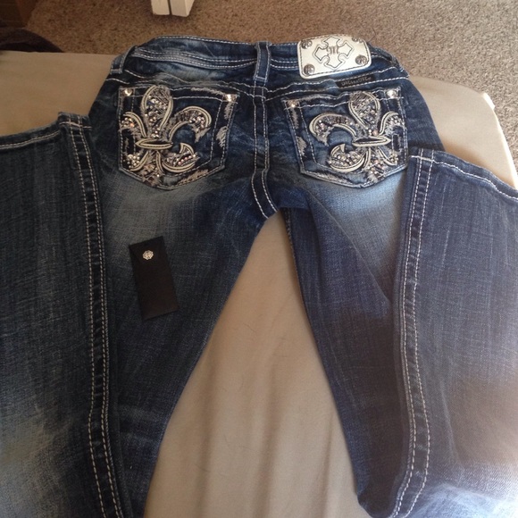 Girls miss me jeans boot cut size 10