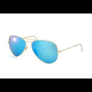 Ray-ban unisex Gold/Blue Mirror aviator